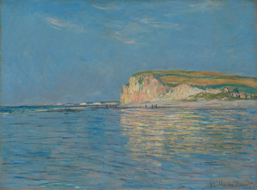Low Tide at Pourville — Claude Monet, 1882